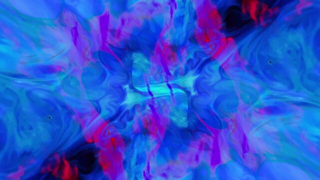 Colorful cosmic acid psychedelic abstract background ink splat swirl wave morphing Intro overlay vj template mist flow tv presentation advertisement