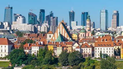 Warszawa, stare miasto i nowoczesne © Dejan Gospodarek