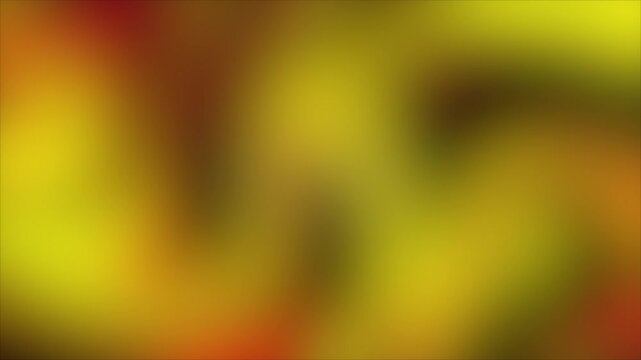 Golden yellow abstract fluid motion with subtle red undertones on black background