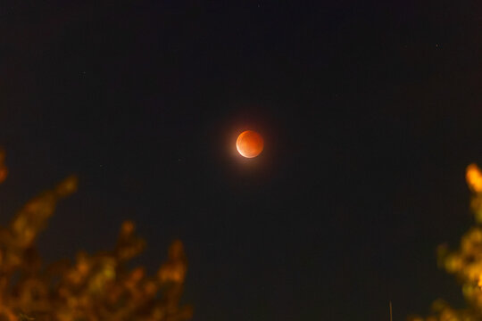 Blutmond &uuml;ber M&uuml;nchen