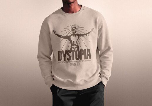 Sweatshirt Mockup For Apparel And Branding Design