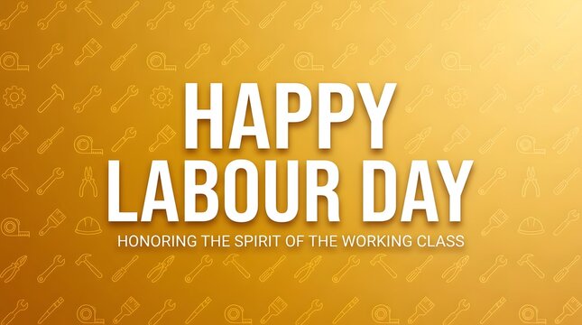 Happy labour day honoring the spirit of the working class