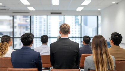 Fototapeta premium Business meeting with diverse group in office.