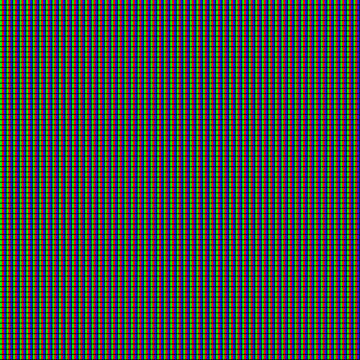 Abstract RGB subpixel display texture. Seamless LCD OLED AMOLED screen matrix background with vertical striped pixel pattern, digital electronic technology illustration