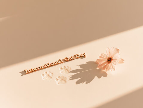Soft Light on Textured Petals Minimalist Floral Bloom in Warm Sunlight