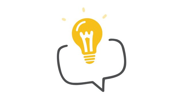 Did You Know, label, design with light bulb. 