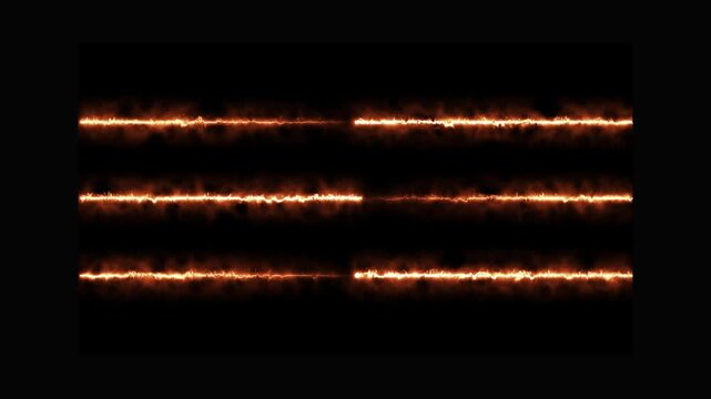 Abstract neon line icon animation, glowing line, Light effect, glowing neon line, horizontal background.