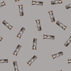 Fototapeta premium seamless pattern room marble vase cartoon. room marble vase sign vector