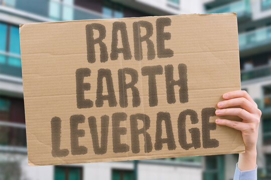 "Rare Earth Leverage" Strategic minerals become tools of influence. MINERALS. STRATEGIC. LEVERAGE. SUPPLY. CONTROL.