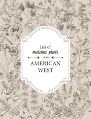 Medicinal herbs of American West vector © Marina Gorskaya