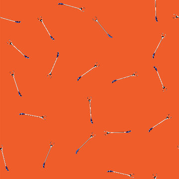 seamless pattern grab grabber tool cartoon. claw reacher, reach graphic, long symbol grab grabber tool sign vector