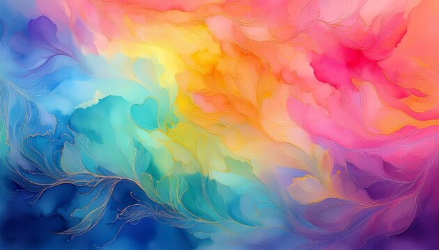multicolor watercolor abstract background minimal with soft texture