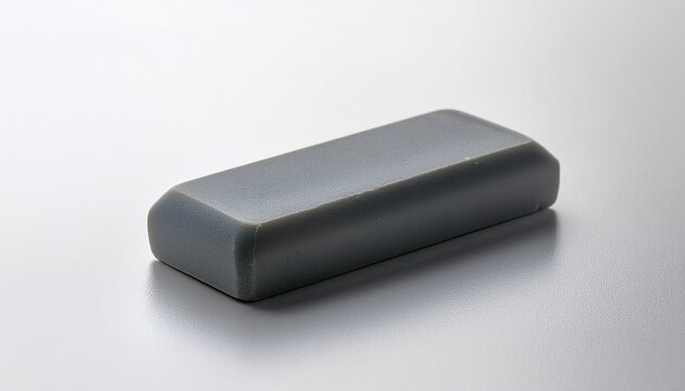correct school eraser tool rectangle rubber close up clean mistake remove erase white classic delete studio shot clear study workplace block education student office supplies white background