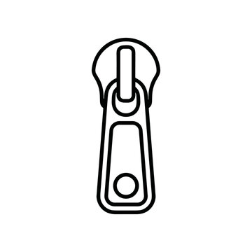 Zipper pull tab with slider.