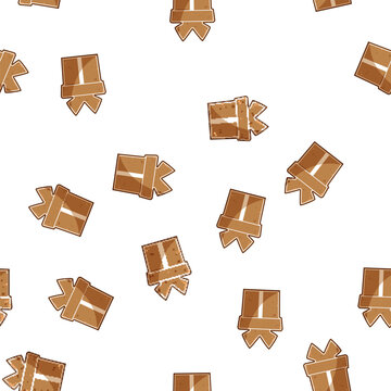 pattern snowball christmas themed cookies cartoon. molasses biscuit, cutout iced, decorated festive snowball christmas themed cookies sign vector