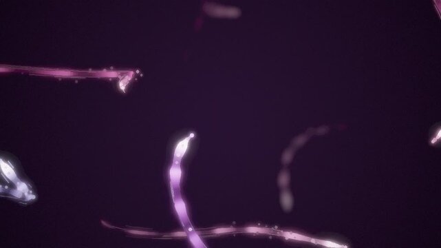 Athletic Motion Trails Sweeping Light Streaks with Strobe Afterimages Seamless Loop in rich magenta tones