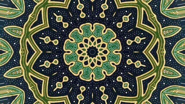 Dark olive green and gold circular mandala pattern for royal abstract luxury ornament decorative backdrop frame design wedding