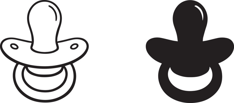 Baby Pacifier Icons