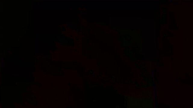 Vintage 8mm Projector Flash Transition With Analog Gate Light