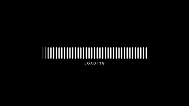 black and white shadow line loading gif animation video