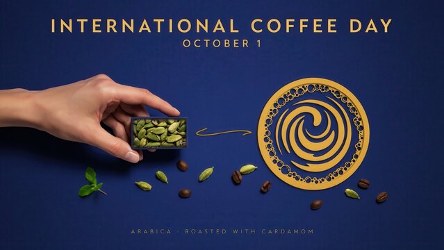 A Celebration of Coffee Beans and Global Traditions