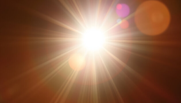 Overlay light rays sunlight effects lens flare. sunlight rays. overlay light rays on transparent background, Backlit. White tone