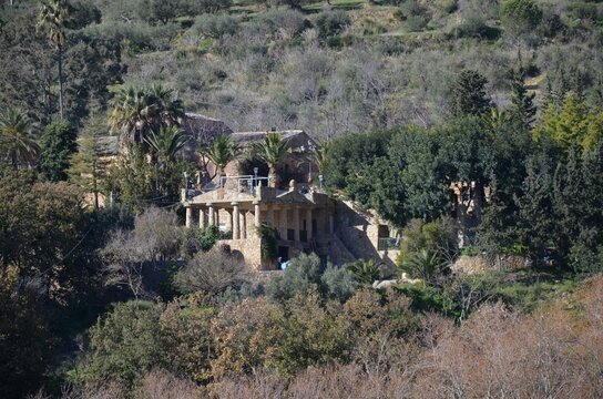 structure located on the hills surrounding the archaeological site of the Villa Romana del Casale in Piazza Armerina