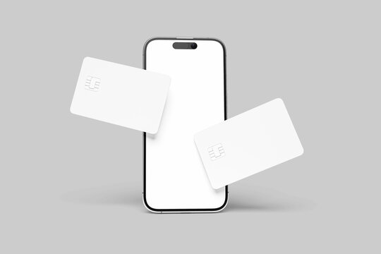 iPhone and Credit Card Mockup is create for graphic designer to showcase their design