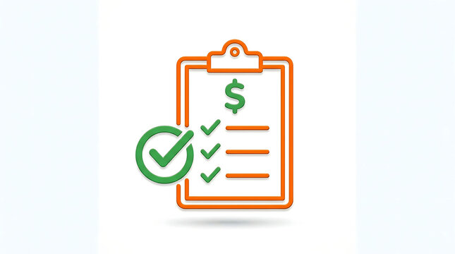 Payment Approval Checklist Invoice Verification Financial Compliance Document Icon Concept