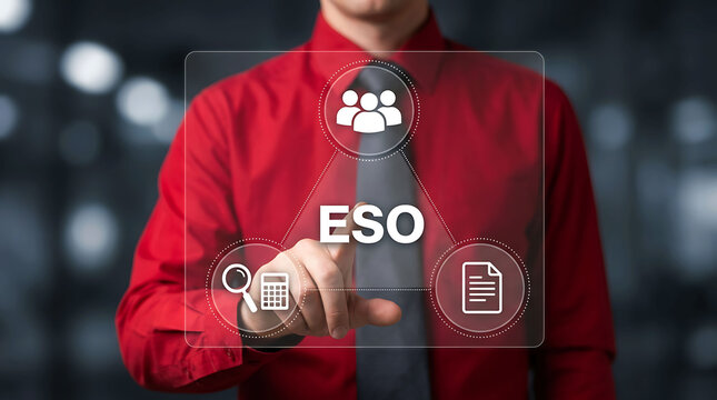 ESO Employee Stock Ownership Business Benefits Financial Planning Management Concept