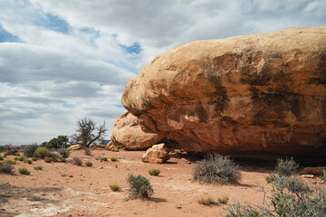 Massive boulders in Canyonlands National Park, in Utah © LB Photo Co