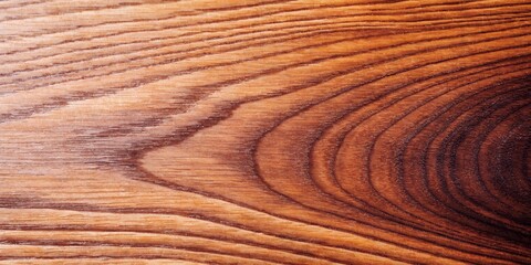 Fototapeta premium Walnut Brown Wood Planks Grain Texture Background