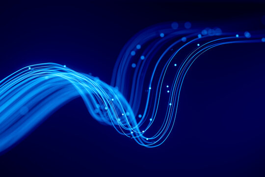 3D Electric Fiber Light Curve