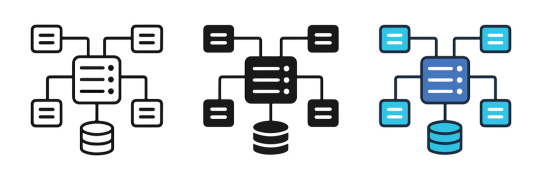 System Architecture Diagram Icon