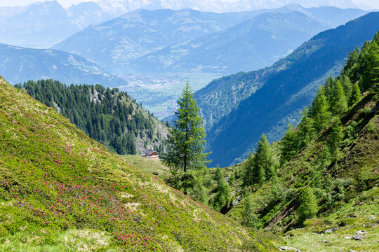 Kaprun Kitzsteinhorn ski resort in Austria in the summer.