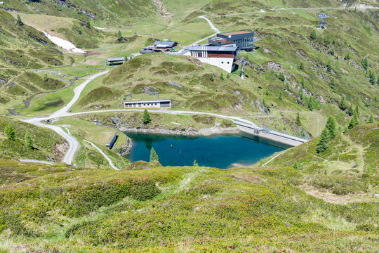 Kaprun Kitzsteinhorn ski resort in Austria in the summer.