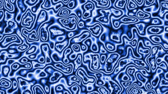 Abstract texture organic animation shows blue white flowing cloud paths. Texture organic pattern backdrop provides smooth fluid wave templates. Organic animation layout loops seamlessly.
