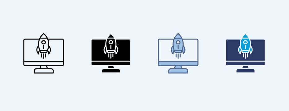 Deployment Multiple Icon Illustration Vector