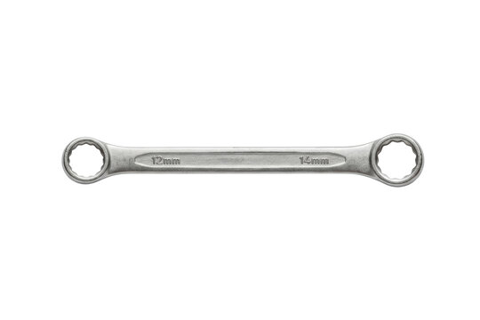 Double-ended ring spanner wrench 12mm and 14mm