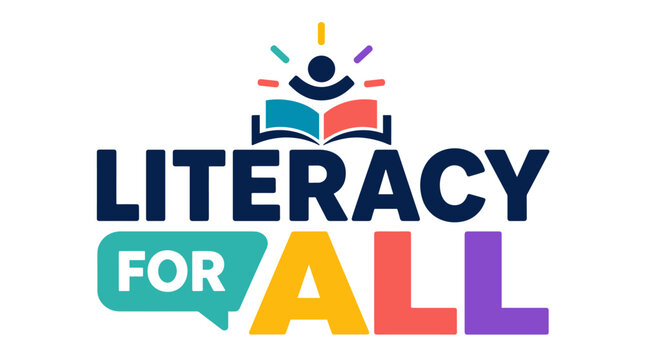 Literacy For All Logo Emphasizing Inclusive Education.