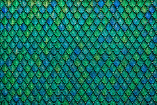 dragon scales texture seamless pattern background