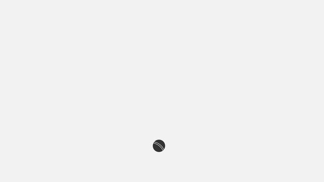 Gravity, Falling Ball, Gravitational Force, Physics, Science - Minimal Flat Design Motion Graphics Clip