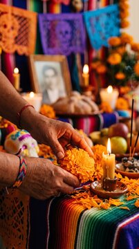 dia de los muertos ofrenda day of the dead alter