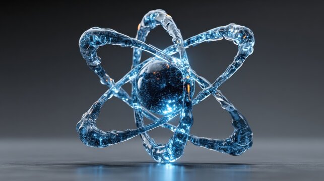 Crystal representing quantum field energy in a creative and abstract digital marketing environment