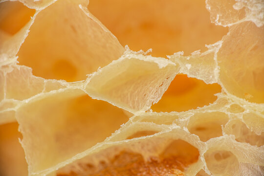 Flaky Croissant Layers Extreme Macro