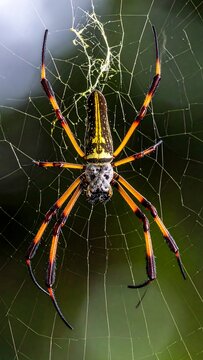 Golden Orb Weaver Spider.