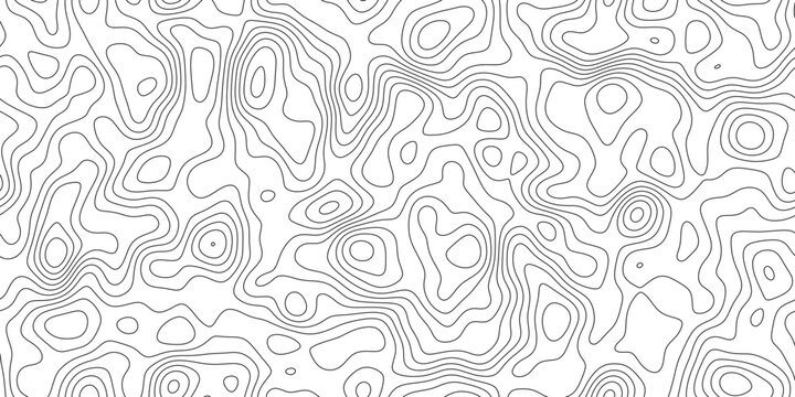 Topographic map contour lines creating an abstract, textured pattern.