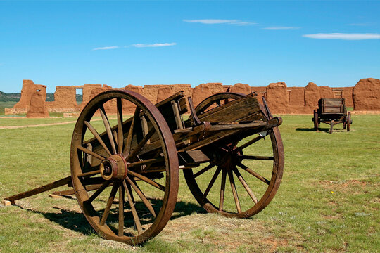 Old Military Cart at Fort Union