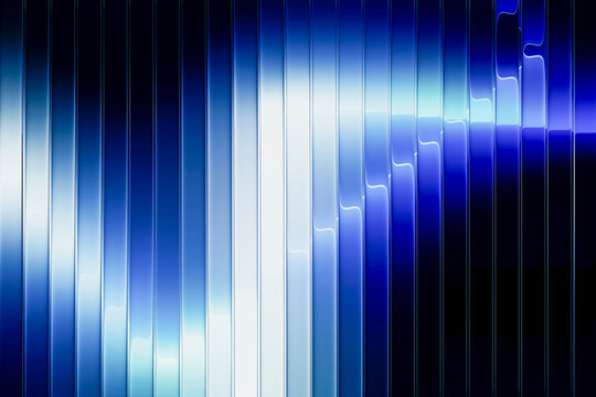 Blue 3D Luminous Frequency