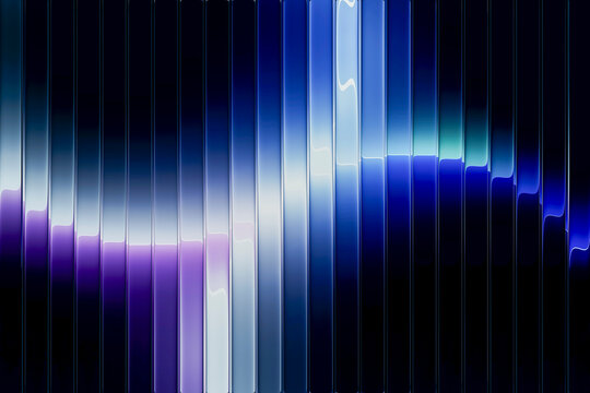 Bright 3D Circles Glass Frequency